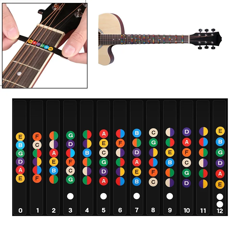 Guitar Fretboard Notes Map Labels Sticker Fingerboard Fret Decals For Acoustic Electric Guitarra Practice Tool Guitar Accessorie
Guitar Fretboard Notes Map Labels Sticker Fingerboard Fret Decals For Acoustic Electric Guitarra Practice Tool Guitar Accessorie