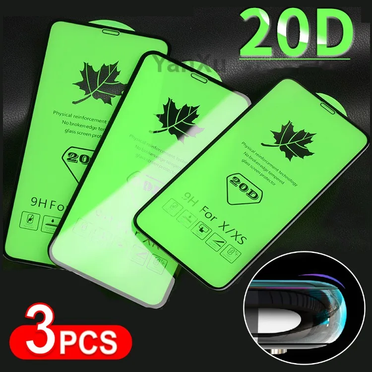 3Pcs High Quality 20D Protective Tempered Glass For iPhone 12 Mini 11 Pro X XS Max XR 8 7 6S Plus SE 2020 Screen Protector Film
3Pcs High Quality 20D Protective Tempered Glass For iPhone 12 Mini 11 Pro X XS Max XR 8 7 6S Plus SE 2020 Screen Protector Film