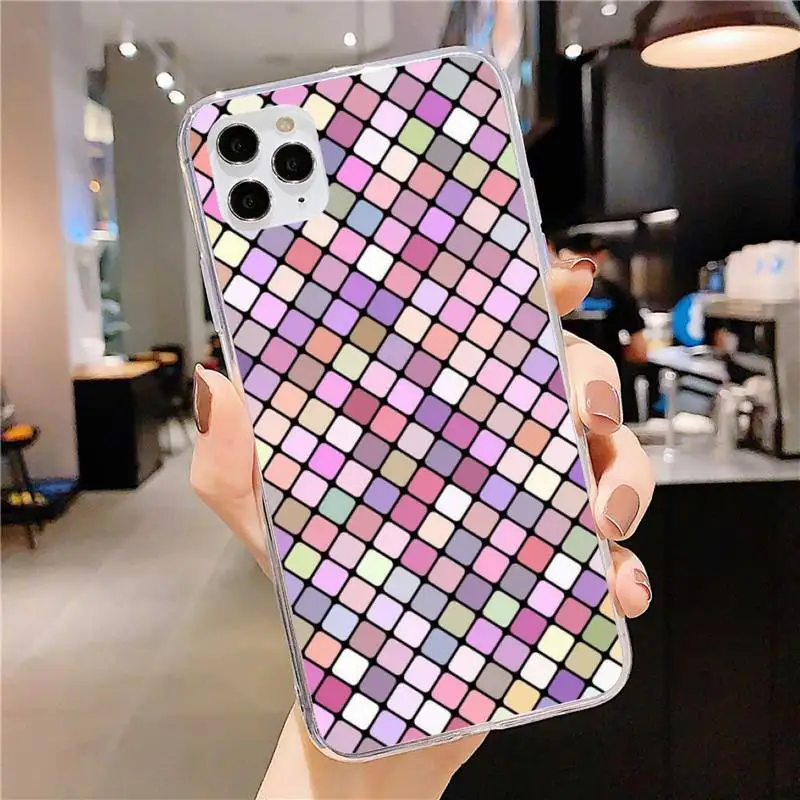 Colorful Plaid Phone Case for iphone 11 12 Pro Max Clear Cover Xs X XR 7 8 6 6S Plus 5 5S SE 2020 Fundas Coque Etui
Colorful Plaid Phone Case for iphone 11 12 Pro Max Clear Cover Xs X XR 7 8 6 6S Plus 5 5S SE 2020 Fundas Coque Etui