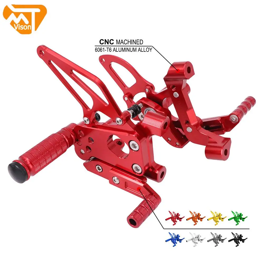 Мотоцикл Алюминий Регулируемые подножки сзади набор опорные подножки для поездок на мотоцикле DUCATI 899 Panigale 2014-2015 1199 Panigale 2012-2014 
Мотоцикл Алюминий Регулируемые подножки сзади набор опорные подножки для поездок на мотоцикле DUCATI 899 Panigale 2014-2015 1199 Panigale 2012-2014