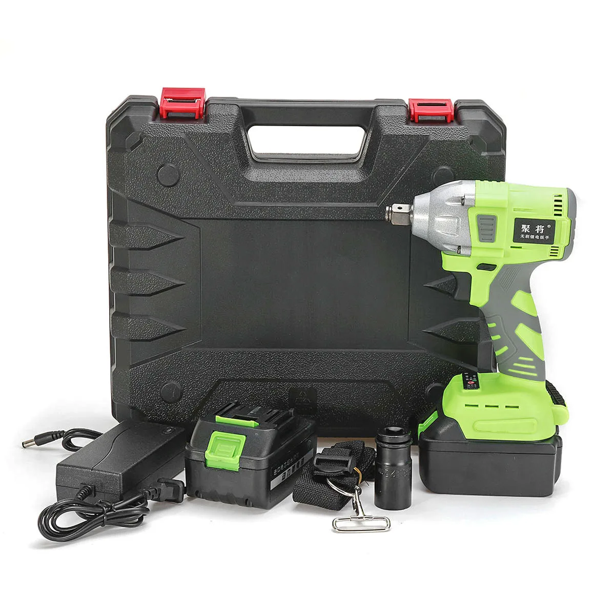 Cordless Brushless Electric Wrench Driver Drill 320N.m Impact Socket Wrench 20000mAh li-ion Battery Hand Drill Power Tools
Cordless Brushless Electric Wrench Driver Drill 320N.m Impact Socket Wrench 20000mAh li-ion Battery Hand Drill Power Tools