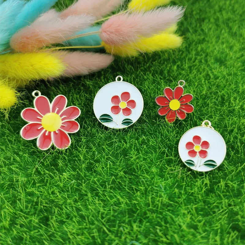 10Pcs/Lot Color-preserving Electroplating Alloy Jewelry, Small Clear Flower Tag, Alloy Dripping, Earrings, Keychain Pendant
10Pcs/Lot Color-preserving Electroplating Alloy Jewelry, Small Clear Flower Tag, Alloy Dripping, Earrings, Keychain Pendant