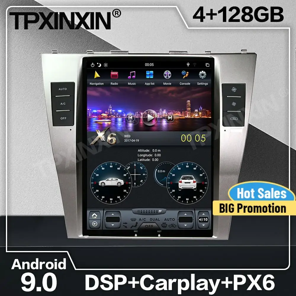 Автомагнитола 2 Din на Android, 128 ГГц, экран Tesla, стереоприемник для Toyota Camry 2007, 2008, 2009, 2010, 2011, GPS
Автомагнитола 2 Din на Android, 128 ГГц, экран Tesla, стереоприемник для Toyota Camry 2007, 2008, 2009, 2010, 2011, GPS