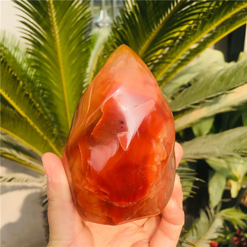 Natural crystal agate flame Chalcedine agate torch with the shape of home office 1pc
Natural crystal agate flame Chalcedine agate torch with the shape of home office 1pc
