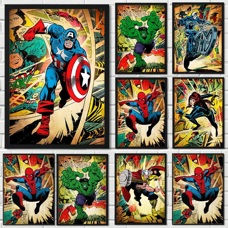 Manga The Avengers Posters and Prints Living Room Comics Wall Art Canvas Painting Accessories Picture for Home Design Room Decor
Manga The Avengers Posters and Prints Living Room Comics Wall Art Canvas Painting Accessories Picture for Home Design Room Decor