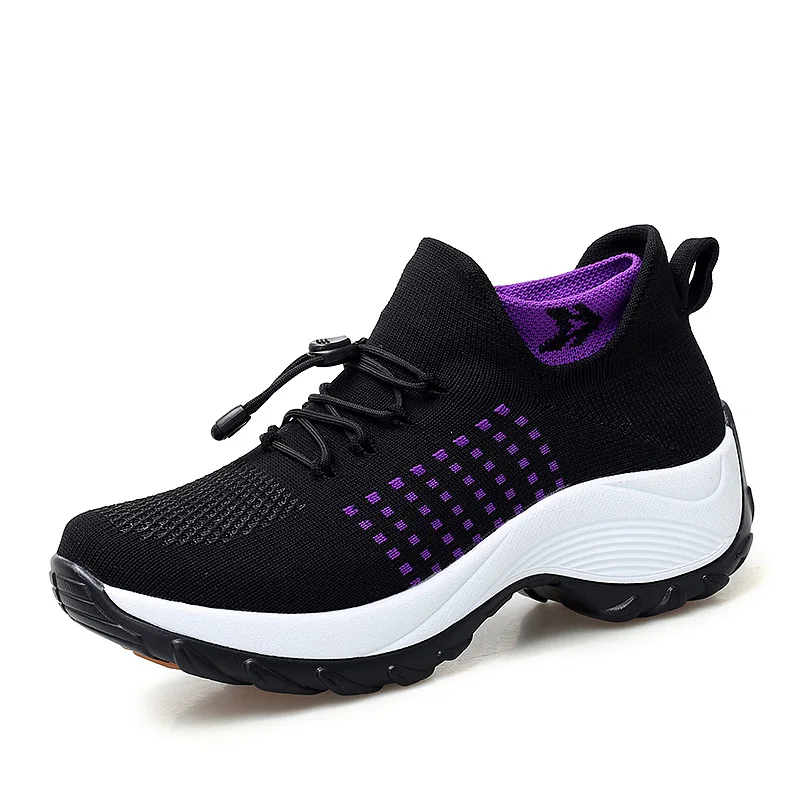 New Platform Sneakers 2021 Spring Autumn Breathable Socks Flying Shoes Women's Knitting Thick Bottom Running Shoes Woman
New Platform Sneakers 2021 Spring Autumn Breathable Socks Flying Shoes Women's Knitting Thick Bottom Running Shoes Woman