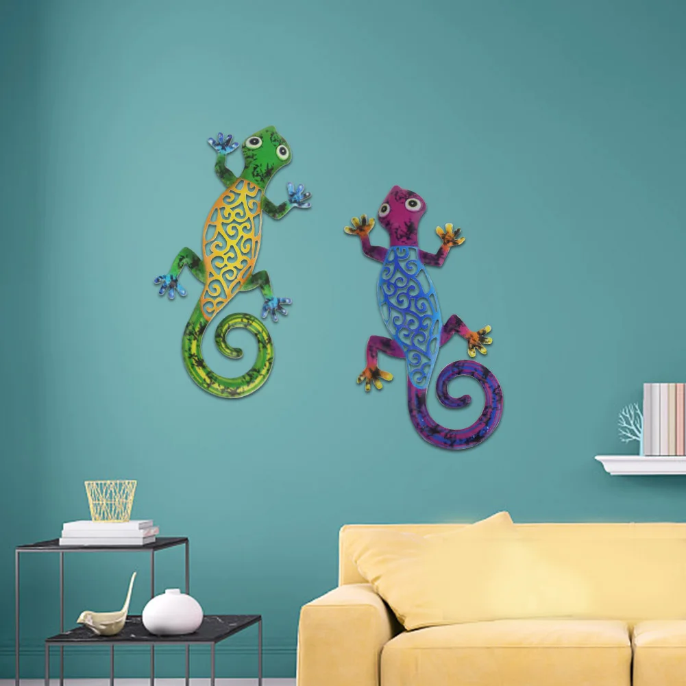 2pcs Home Outdoor Garden Farmhouse Metal Gecko Cute Living Room Patio Fence Sculptures Bedroom Iron Art Wall Decor Backyard Gift
2pcs Home Outdoor Garden Farmhouse Metal Gecko Cute Living Room Patio Fence Sculptures Bedroom Iron Art Wall Decor Backyard Gift