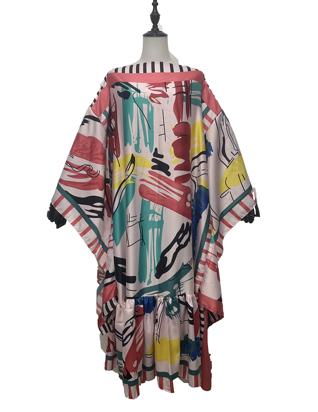 Newest Colorful 2021 Summer Bohemian Silk Batwing Sleeve Kuwait Muslim Maxi Dresses Traditional Ramadan Abaya Kaftan Robe Gowns
Newest Colorful 2021 Summer Bohemian Silk Batwing Sleeve Kuwait Muslim Maxi Dresses Traditional Ramadan Abaya Kaftan Robe Gowns