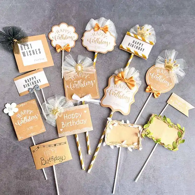 Norbi Kraft Paper Cake Baking Decoration Cake Insert Card Kraft Paper Card Cake Creative Cupcake Insert Card Flag Birthday Party
Norbi Kraft Paper Cake Baking Decoration Cake Insert Card Kraft Paper Card Cake Creative Cupcake Insert Card Flag Birthday Party