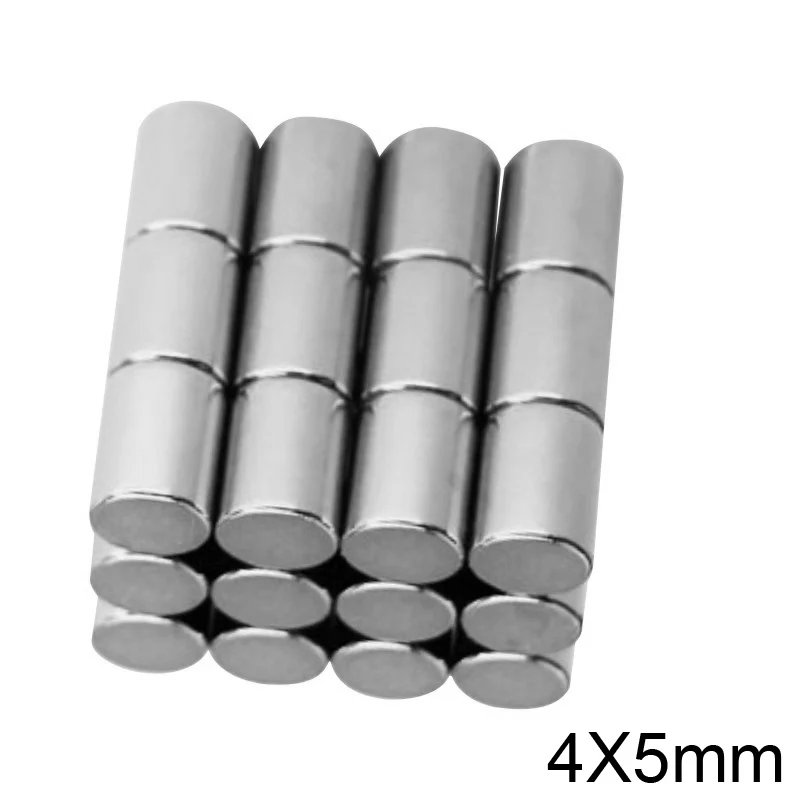 

150/200/1000pcs 4x5 mm Powerful Magnets 4mmx5mm Permanent Small Round Magnet 4x5mm Fridge Neodymium Magnet Super Strong 4*5 mm