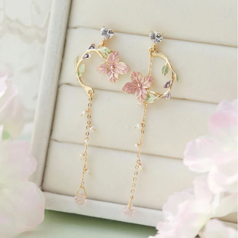 Fashion Flower Drop Earrings Women Red Purple long tassel Dangle Earrings Weddings Party Jewelry Accessories Gift Antique
Fashion Flower Drop Earrings Women Red Purple long tassel Dangle Earrings Weddings Party Jewelry Accessories Gift Antique