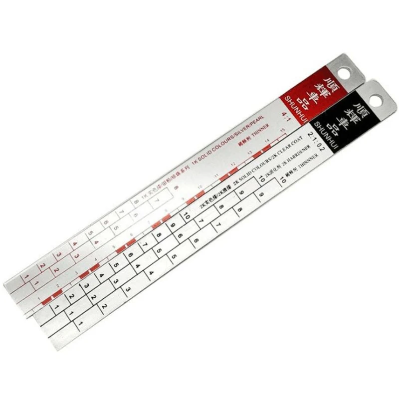 Standard Car Paint Ruler Suitable for Cars Standard Paint Ruler Paint Ratio Ruler Paint Black/R-ed Paint Tools
Standard Car Paint Ruler Suitable for Cars Standard Paint Ruler Paint Ratio Ruler Paint Black/R-ed Paint Tools