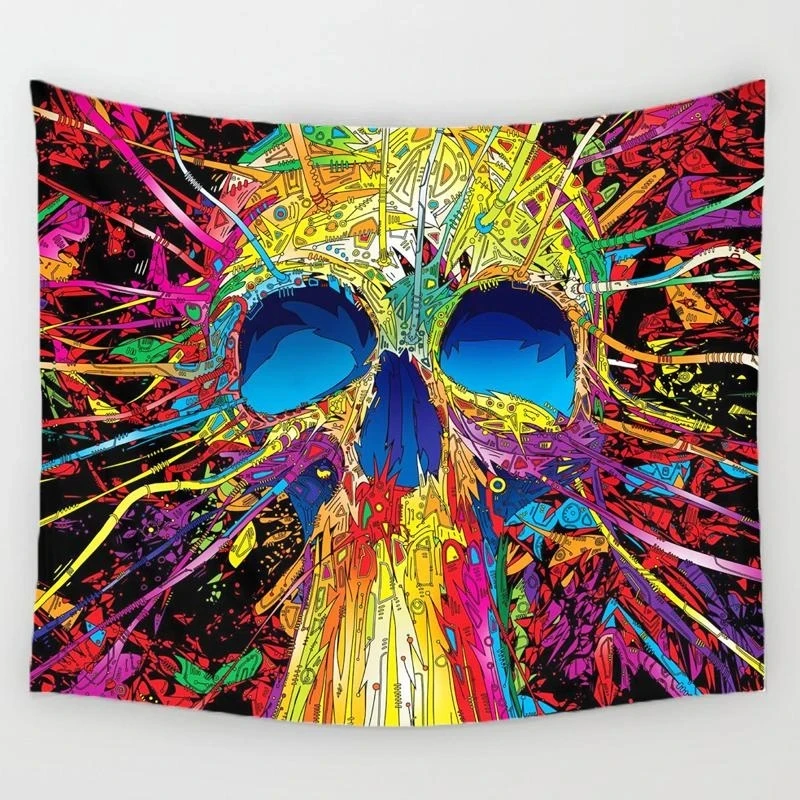 Melting Skull Tapestry Printed Wall Hanging Tapestry Polyester Tapestry Wall Hanging Tapestry Psychedelic Pattern Yoga Throw
Melting Skull Tapestry Printed Wall Hanging Tapestry Polyester Tapestry Wall Hanging Tapestry Psychedelic Pattern Yoga Throw