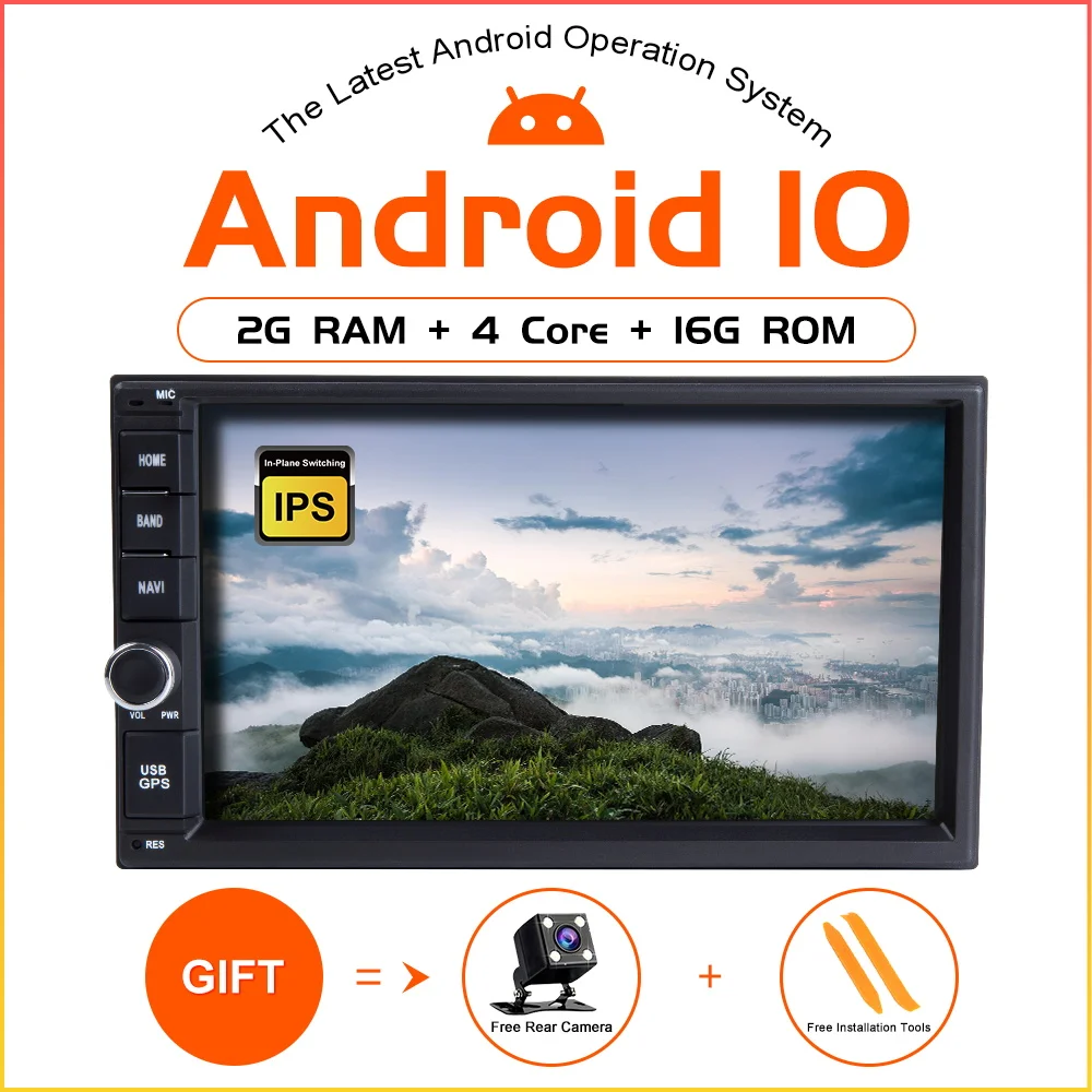 ZLTOOPAI Android 10 Universal Standard Car GPS Radio Stereo 2 Din Car Play IPS DSP WIFI Backup Camera Steering Wheel Control
ZLTOOPAI Android 10 Universal Standard Car GPS Radio Stereo 2 Din Car Play IPS DSP WIFI Backup Camera Steering Wheel Control
