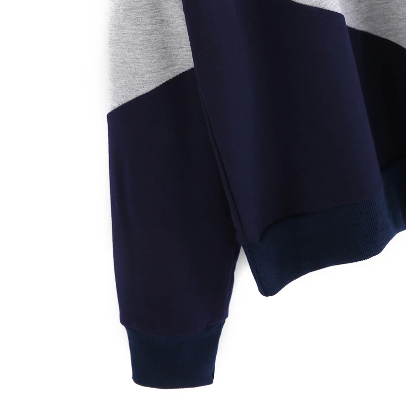 Women Sweatshirt Patchwork Pullover Tops Female Fashion Casual Long Sleeve Sport Sweatshirtss
Women Sweatshirt Patchwork Pullover Tops Female Fashion Casual Long Sleeve Sport Sweatshirtss