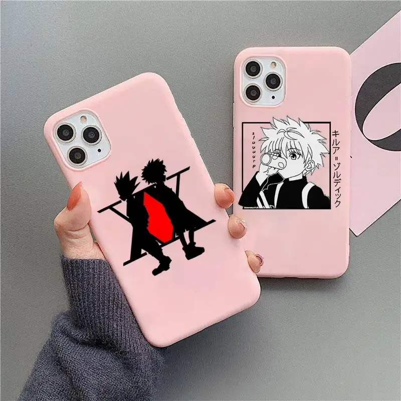 hunter x hunter Phone Case Candy Color for iPhone 6 6S 7 8 11 12 XS X SE 2020 XR mini pro Plus MAX mobile bag coque shell funda
hunter x hunter Phone Case Candy Color for iPhone 6 6S 7 8 11 12 XS X SE 2020 XR mini pro Plus MAX mobile bag coque shell funda