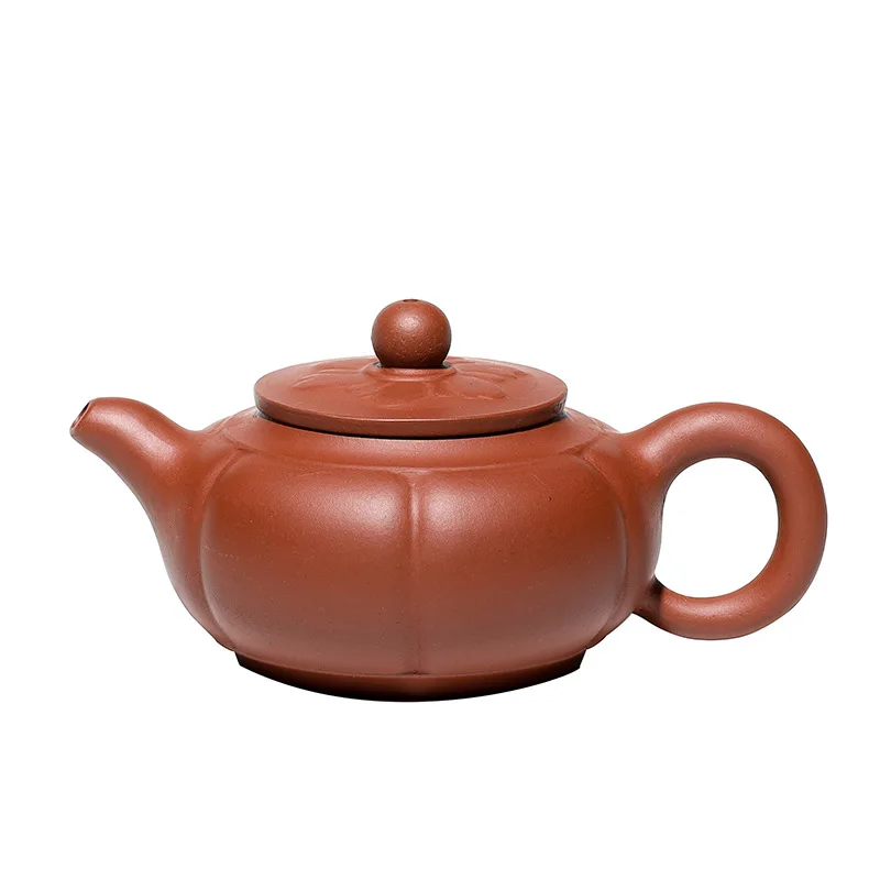 Baixin purple clay teapot Yixing gift raw mineral clear cement Linghua melon teapot special price
Baixin purple clay teapot Yixing gift raw mineral clear cement Linghua melon teapot special price