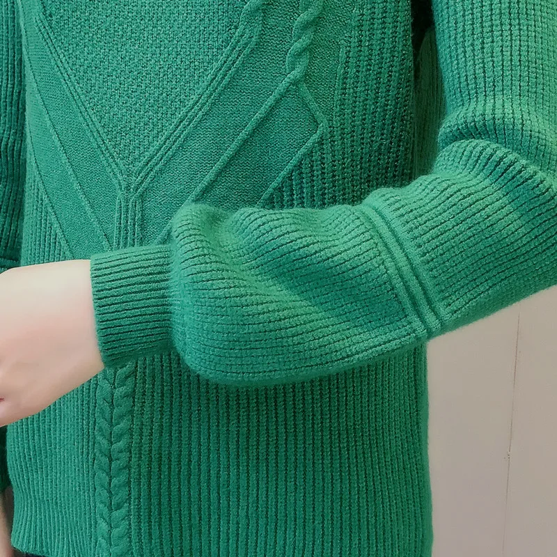Autumn Women's O Neck Loose Pullover Long-sleeved Knit Sweater Sweet Solid Twist Knitted Female Basic Knit Top & Jumpers
Autumn Women's O Neck Loose Pullover Long-sleeved Knit Sweater Sweet Solid Twist Knitted Female Basic Knit Top & Jumpers