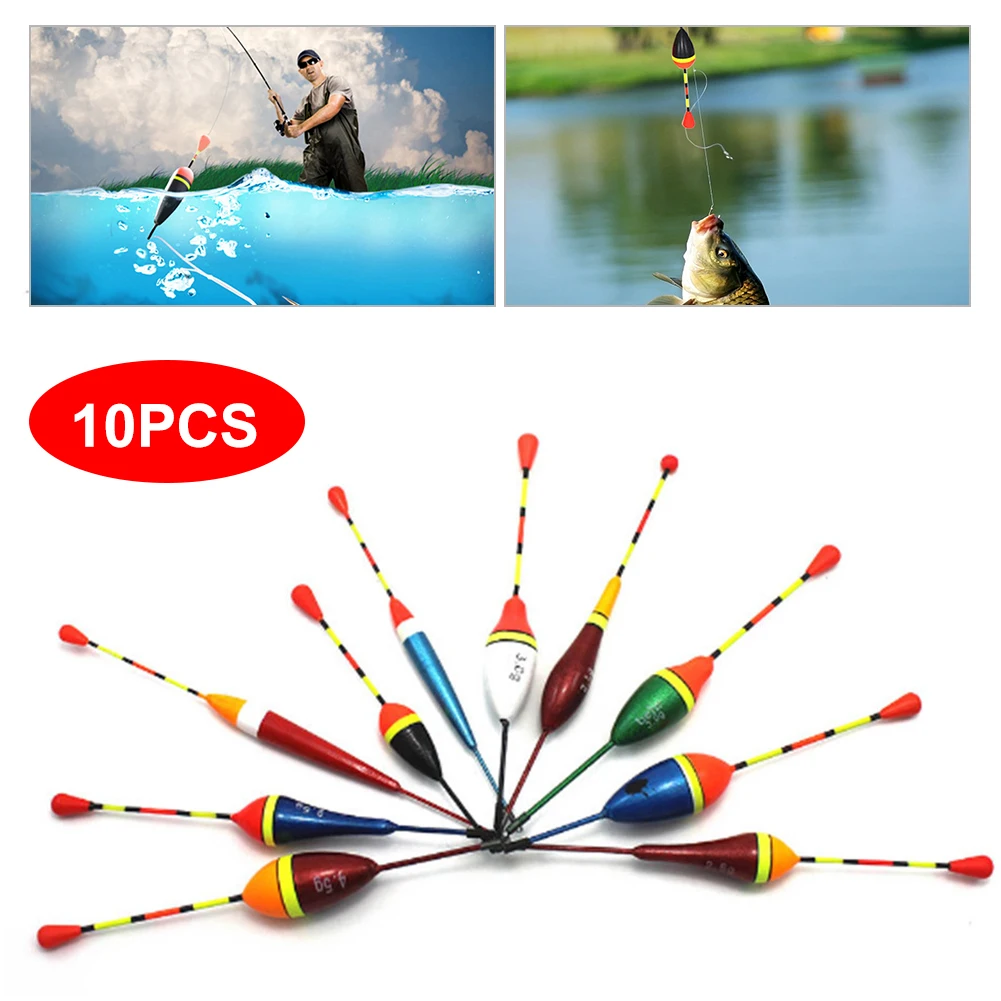 10pcs/Lot Fishing Floats Foam Light Highly Sensitive Fishing Buoy Bobbers Weight 0.6g-4.5g With Size Fishing Tackle Accessory
10pcs/Lot Fishing Floats Foam Light Highly Sensitive Fishing Buoy Bobbers Weight 0.6g-4.5g With Size Fishing Tackle Accessory