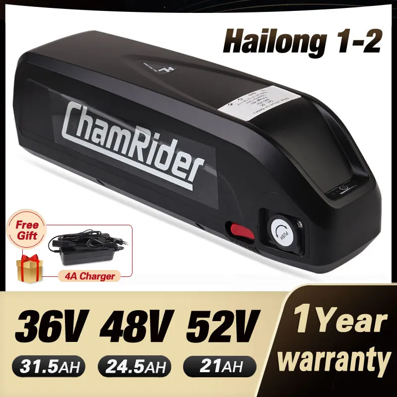 Аккумулятор Hailong для электровелосипеда BBS02 BBS03 BBSHD 18650 48 В 52 в 20 А ч 30 40 BMS 350 Вт 500 750 1000