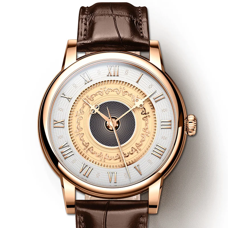 

Switzerland LOBINNI Luxury Brand Japan MIYOTA Automatic Mechanical Men's Watches Sapphire 50M Waterproof Leather Clocks L16056