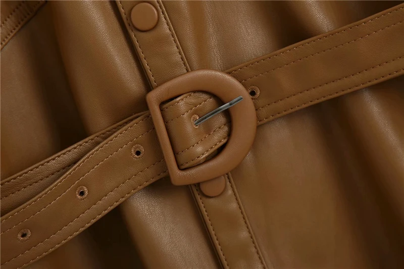 Ladies Pocket Skirt with Belt Streetwear Female Brown Skirt Girls Chic Skirt Elegant Women Faux Leather Shirt
Ladies Pocket Skirt with Belt Streetwear Female Brown Skirt Girls Chic Skirt Elegant Women Faux Leather Shirt