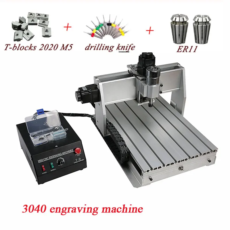 300W 3040T-DJ Z-DQ Mini CNC Router Engraver 3 Axis 4 Axis Trapezoidal Ball Screw Mach3 Wood Router Mini Cnc Milling Machine
300W 3040T-DJ Z-DQ Mini CNC Router Engraver 3 Axis 4 Axis Trapezoidal Ball Screw Mach3 Wood Router Mini Cnc Milling Machine