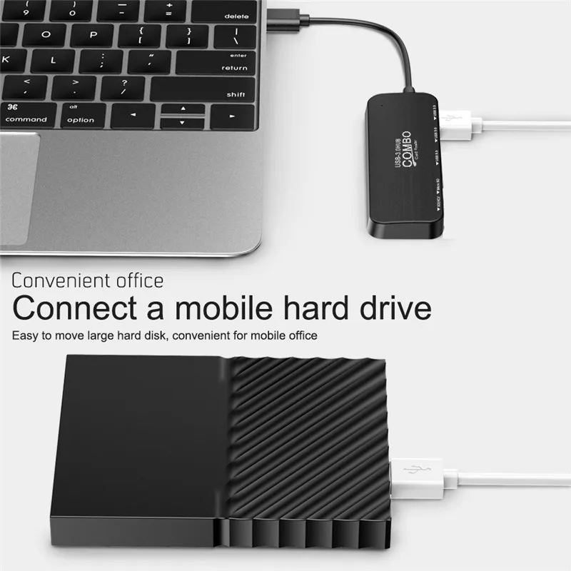 USB C концентратор типа для мульти 3 0 адаптер MacBook Pro Huawei Mate 20 разветвитель порта Micro