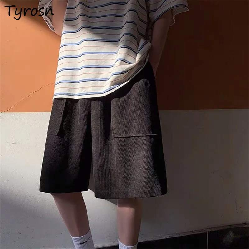 Corduroy Shorts Women Solid Vintage Chic Unisex Korean Style All-match Baggy Harajuku Leisure Students Girls High Street Fashion
Corduroy Shorts Women Solid Vintage Chic Unisex Korean Style All-match Baggy Harajuku Leisure Students Girls High Street Fashion