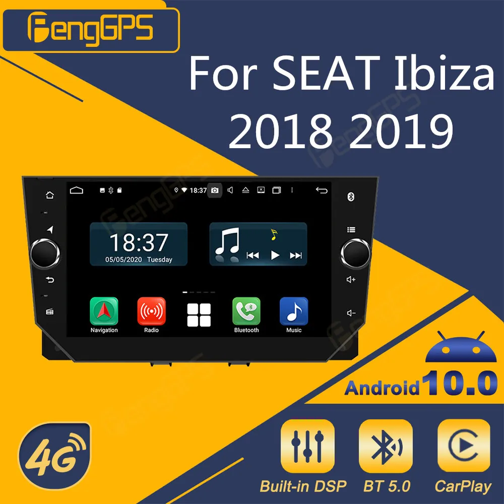 Автомагнитола 2 Din для SEAT Ibiza 2018 2019 Android, стереоприемник, GPS-навигатор, мультимедийный DVD-плеер, головное устройство
Автомагнитола 2 Din для SEAT Ibiza 2018 2019 Android, стереоприемник, GPS-навигатор, мультимедийный DVD-плеер, головное устройство