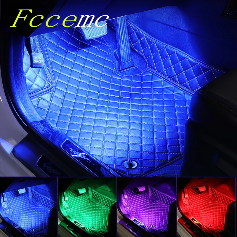 LED Car Foot Light Ambient Lamp With USB Wireless Remote Music Control Multiple Modes Automotive Interior Decorative Lights
LED Car Foot Light Ambient Lamp With USB Wireless Remote Music Control Multiple Modes Automotive Interior Decorative Lights