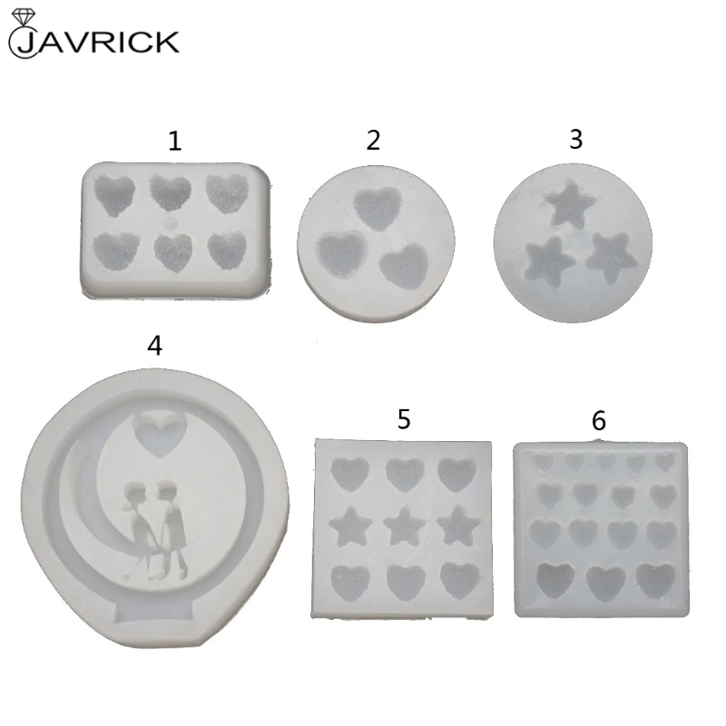 Handmade Sugar Love Star Heart Soft Candy Pendant Mold Gummy Candy Hairpin Slilcone Resin Molds Jewelry Making Tools
Handmade Sugar Love Star Heart Soft Candy Pendant Mold Gummy Candy Hairpin Slilcone Resin Molds Jewelry Making Tools
