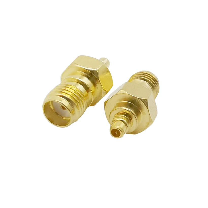 1Pcs Gold-plated Brass MMCX Male Plug to SMA Female Jack RF Coaxial Straight Connector SMA to MMCX Adapter
1Pcs Gold-plated Brass MMCX Male Plug to SMA Female Jack RF Coaxial Straight Connector SMA to MMCX Adapter
