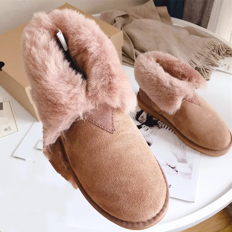 Shoes ladies 2020 new arrival real sheepskin leather ladies snow boots mini ankle boots natural fur ladies boots warm wool winte 
Shoes ladies 2020 new arrival real sheepskin leather ladies snow boots mini ankle boots natural fur ladies boots warm wool winte