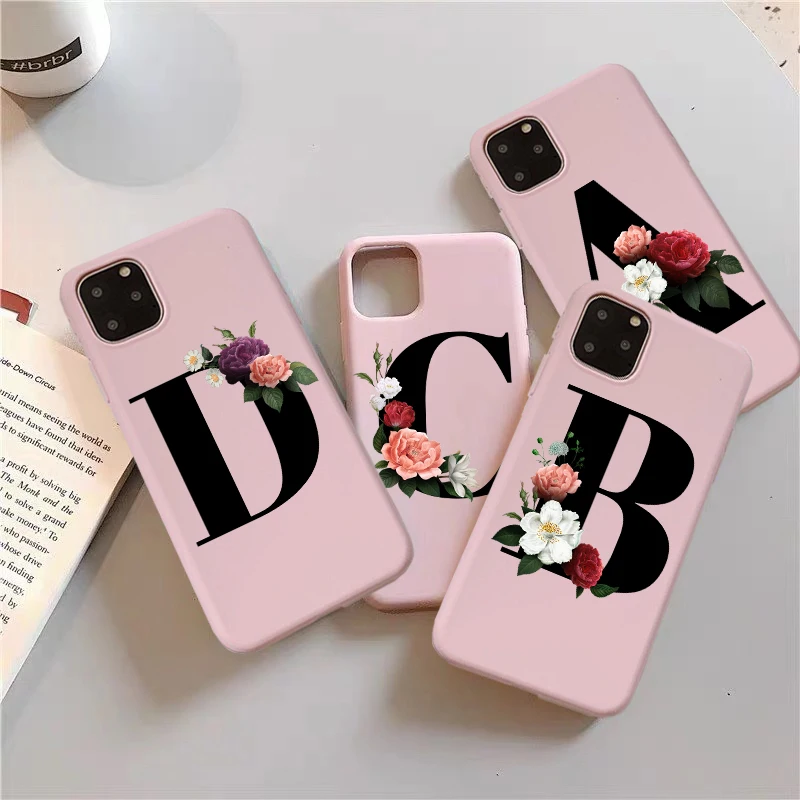 The Letter Alphabet Flowers Candy pink TPU Silicone Phone Case for iPhone XR XS 12pro 11PRO MAX 5s 7 6s 8 plus SE SE2020 Cover
The Letter Alphabet Flowers Candy pink TPU Silicone Phone Case for iPhone XR XS 12pro 11PRO MAX 5s 7 6s 8 plus SE SE2020 Cover