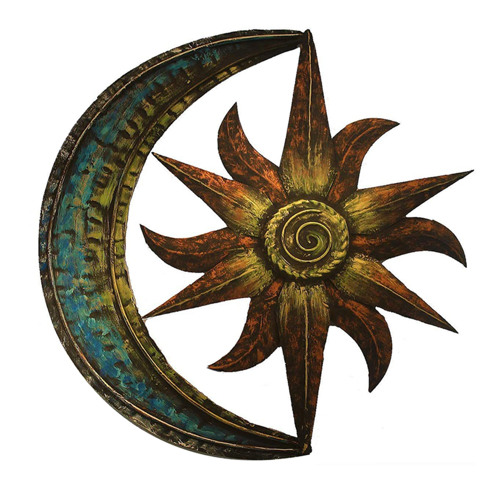 Sun and Moon Wall Decor Celestial Themed Statue Hanging Metal Artistic Ornament for Home GRSA889
Sun and Moon Wall Decor Celestial Themed Statue Hanging Metal Artistic Ornament for Home GRSA889
