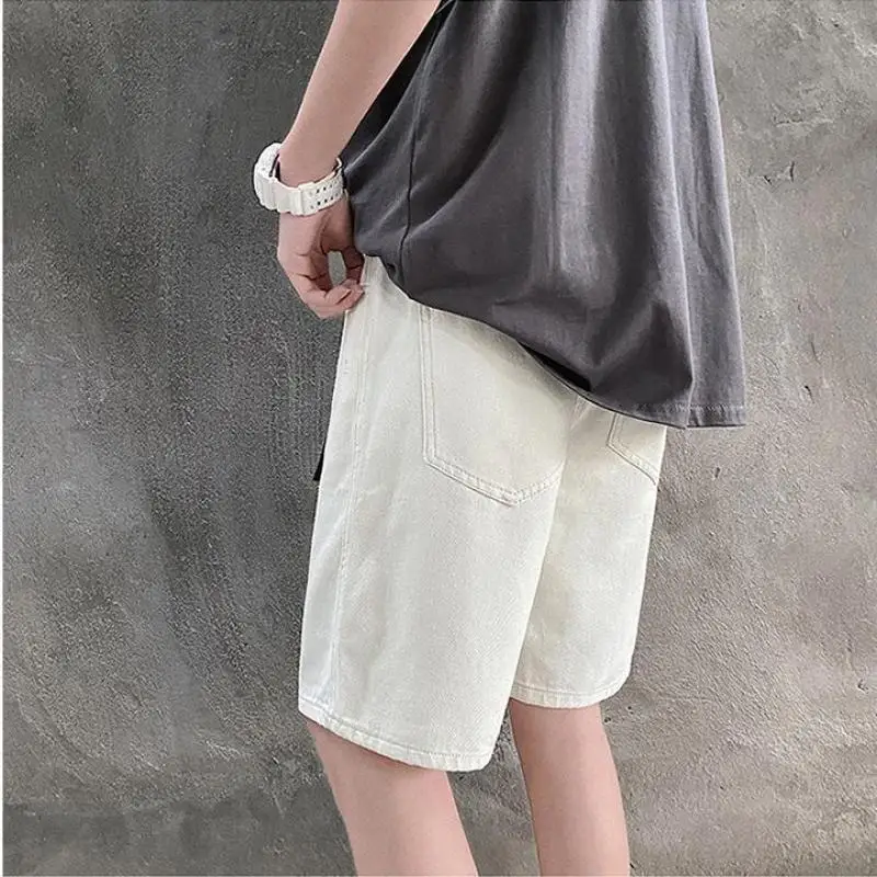 Men's Clothing Summer New Trend Denim Shorts Men's Fashion Loose Straight Couple Casual Half-length Pants Overalls Shorts
Men's Clothing Summer New Trend Denim Shorts Men's Fashion Loose Straight Couple Casual Half-length Pants Overalls Shorts