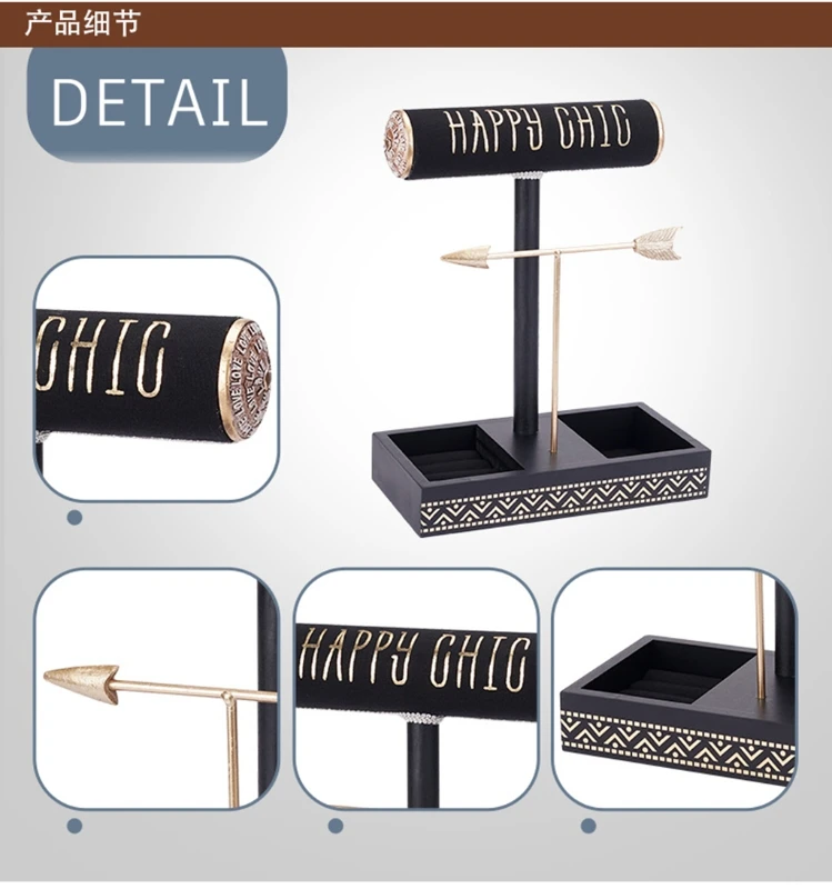 2 Tier Metal Jewelry Organizer Arrow T-bar Watch Bracelet Necklace Display Stand
2 Tier Metal Jewelry Organizer Arrow T-bar Watch Bracelet Necklace Display Stand