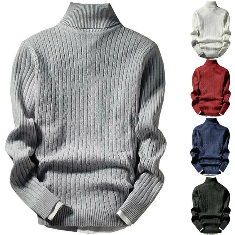 Winter Mens Knitted Sweater High Roll Turtle Neck Pullover Jumper Woolen Fashion
Winter Mens Knitted Sweater High Roll Turtle Neck Pullover Jumper Woolen Fashion