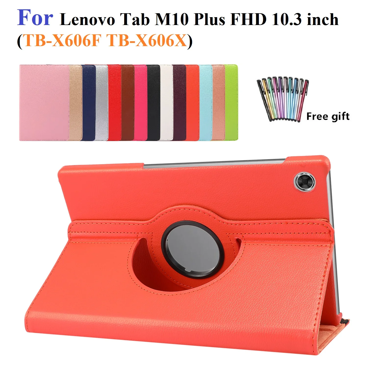 Smart Cover for Lenovo Tab M10 FHD 10.3 Tab M10 FHD Plus 360 Rotating Case for TB-X606F/ TB-X606X Ultra Slim Capa Case with Pen
Smart Cover for Lenovo Tab M10 FHD 10.3 Tab M10 FHD Plus 360 Rotating Case for TB-X606F/ TB-X606X Ultra Slim Capa Case with Pen