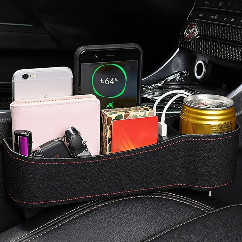 Hot sale 1x Right Side Car Accessories Seat Slit Pocket Storage Organizer Box w/2USB Port Interior Accessories Stowing Tidying
Hot sale 1x Right Side Car Accessories Seat Slit Pocket Storage Organizer Box w/2USB Port Interior Accessories Stowing Tidying