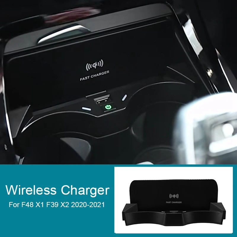 Car 15W Qi Wireless Charger Panel Fast Charging Phone Holder Pad for -BMW F48 X1 F39 X2 2020-2021
Car 15W Qi Wireless Charger Panel Fast Charging Phone Holder Pad for -BMW F48 X1 F39 X2 2020-2021