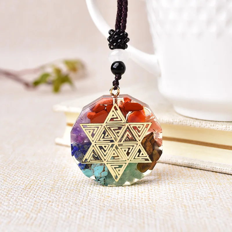 1PC Fashion Natural Mixture Stone Resin Pendant Colorful Mineral Jewelry Wicca Meditation Energy Stone For Men Women Necklace
1PC Fashion Natural Mixture Stone Resin Pendant Colorful Mineral Jewelry Wicca Meditation Energy Stone For Men Women Necklace