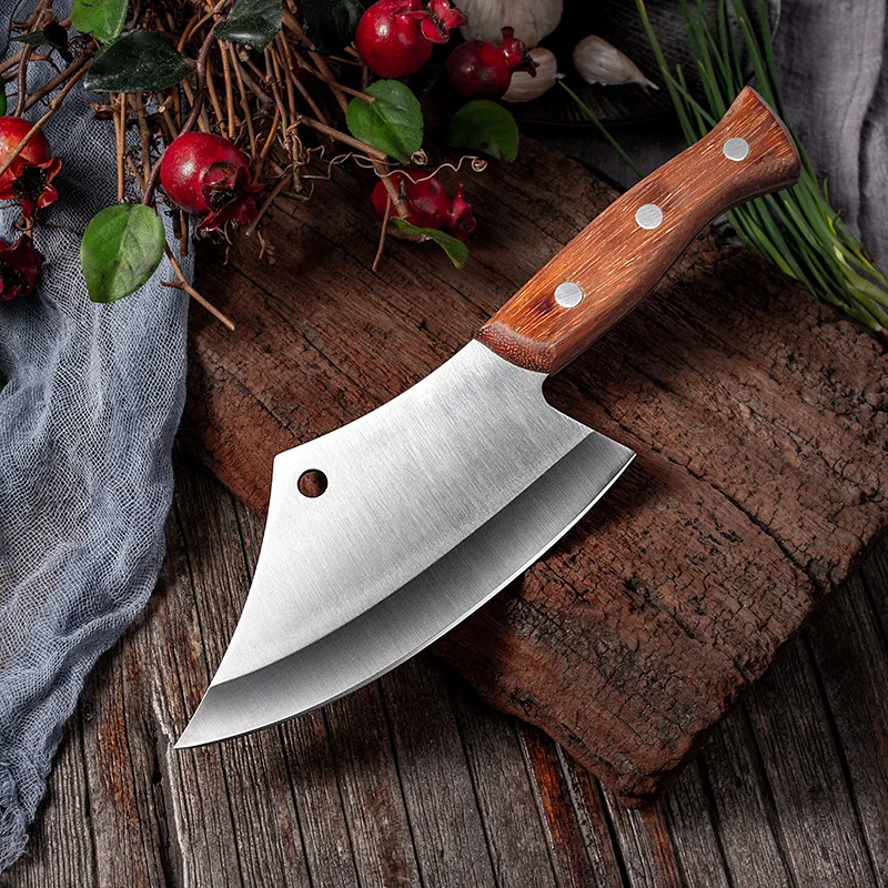

Нож для рыбы, Походный нож для выживания на природе, кухонный нож из нержавеющей стали для мяса, фруктов, овощей, нож мясника, нож шеф-повара