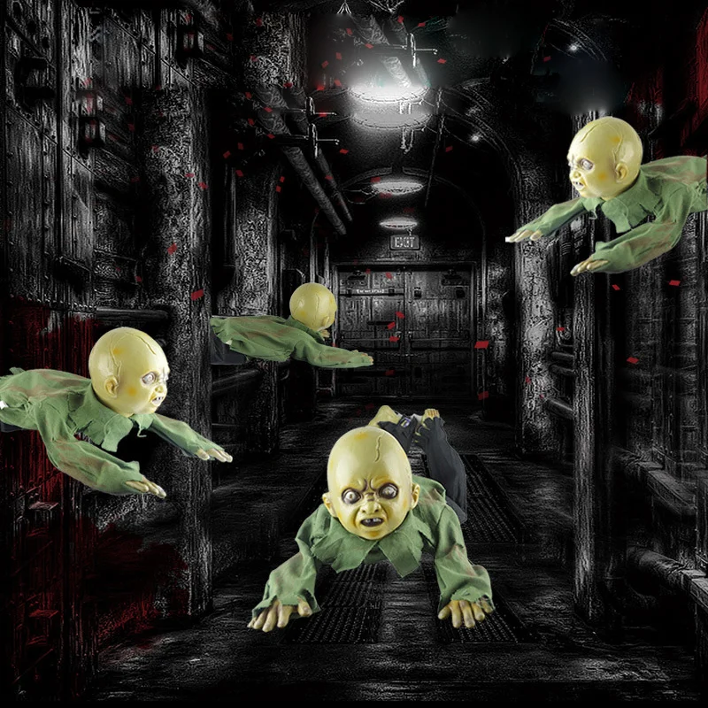 Halloween Crawling Zombie Prop Animated Horror Babies Doll Ghost Haunted House Party Supplies Bar Club Ornaments Holloween
Halloween Crawling Zombie Prop Animated Horror Babies Doll Ghost Haunted House Party Supplies Bar Club Ornaments Holloween