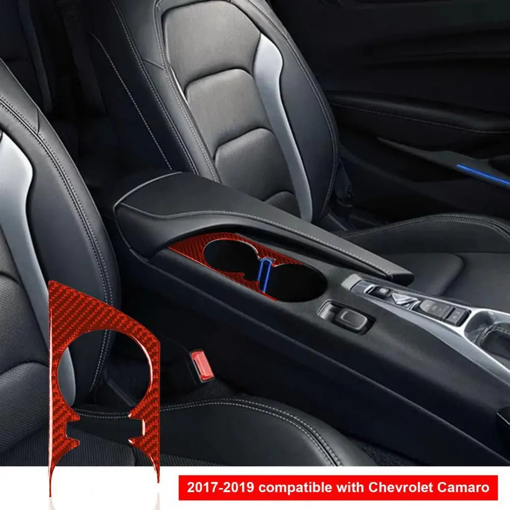 Cup Holder Panel Cover Self-adhesive Dustproof Carbon Fiber Red Cup Holder Trim Sticker for Chevrolet Camaro 2017-2019 Left Driv
Cup Holder Panel Cover Self-adhesive Dustproof Carbon Fiber Red Cup Holder Trim Sticker for Chevrolet Camaro 2017-2019 Left Driv