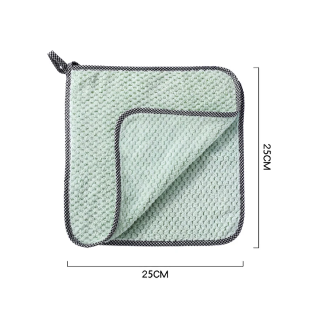 5pcs Kitchen Daily Dish Towel Dish Cloth Kitchen Rag Non-stick Oil Thickened Table Cleaning Cloth Absorbent Scouring Pad 25*25cm
5pcs Kitchen Daily Dish Towel Dish Cloth Kitchen Rag Non-stick Oil Thickened Table Cleaning Cloth Absorbent Scouring Pad 25*25cm
