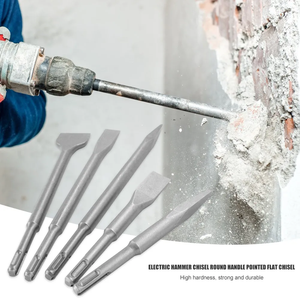 5pcs 250mm SDS PLUS Chisels Set Point Groove Gouge Flat Chisel Electric Hammer Drill Bit Break Concrete Brick Wall Drilling Tool
5pcs 250mm SDS PLUS Chisels Set Point Groove Gouge Flat Chisel Electric Hammer Drill Bit Break Concrete Brick Wall Drilling Tool