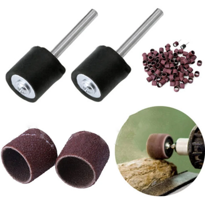 100Pcs 1/2\\\" 80 Grit Sanding Drum Bands Sleeves + 2 Mandrels Kit For Rotary Tools
100Pcs 1/2\\\" 80 Grit Sanding Drum Bands Sleeves + 2 Mandrels Kit For Rotary Tools