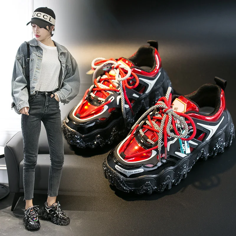 2020 New Women's Shoes Black Red Fashion Sneakers Platform Sneakers Women's Sneakers Comfortable Casual Shoes Women's Sneakers
2020 New Women's Shoes Black Red Fashion Sneakers Platform Sneakers Women's Sneakers Comfortable Casual Shoes Women's Sneakers